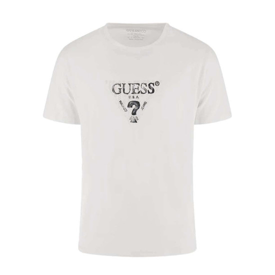 Guess Ανδρική κοντομάνικη μπλούζα Geo Triangle Tee